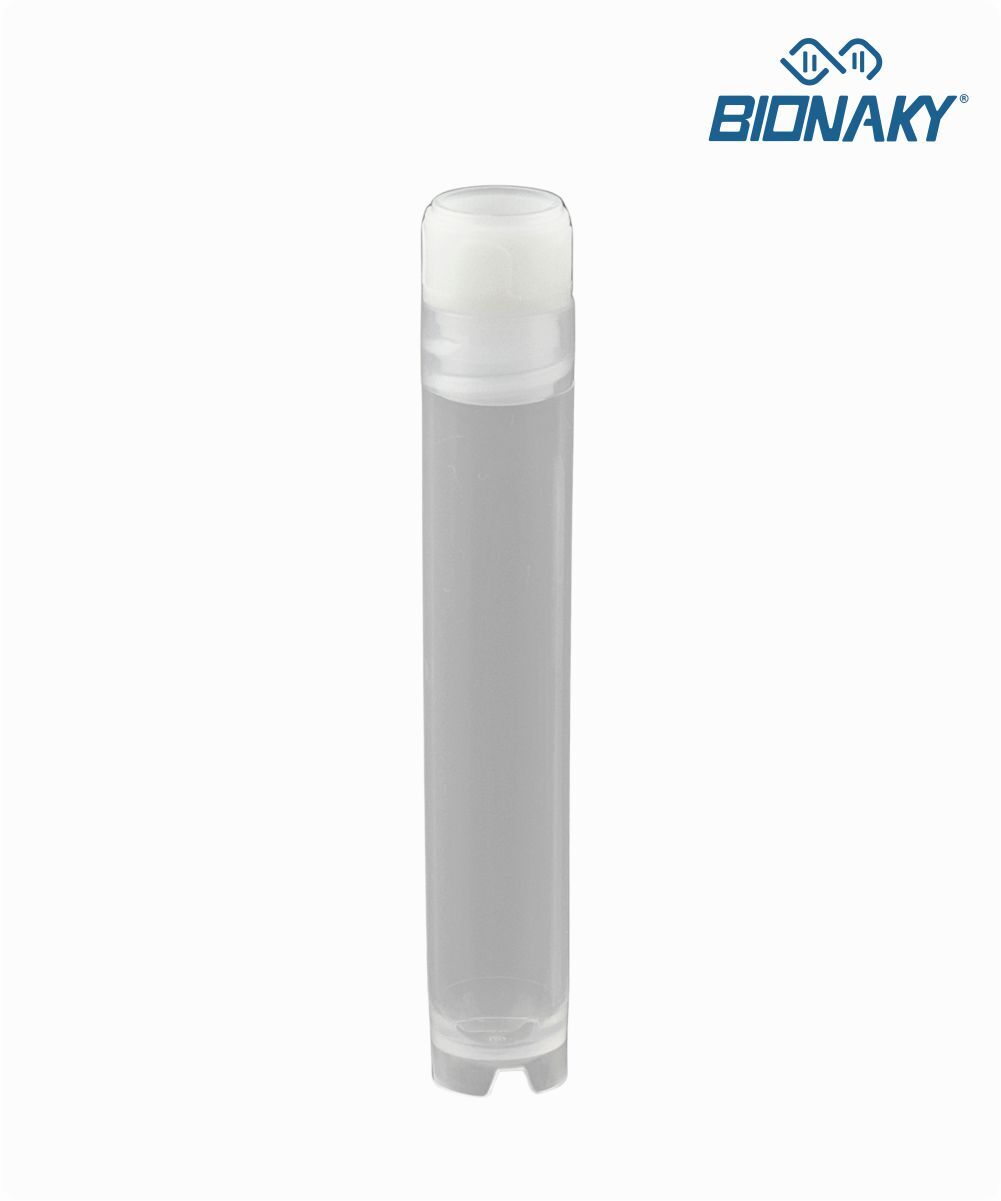 Tubo criogênico 12mmx75mm rosca interna 5mL estéril